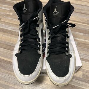 Jordan Black and White Sneakers